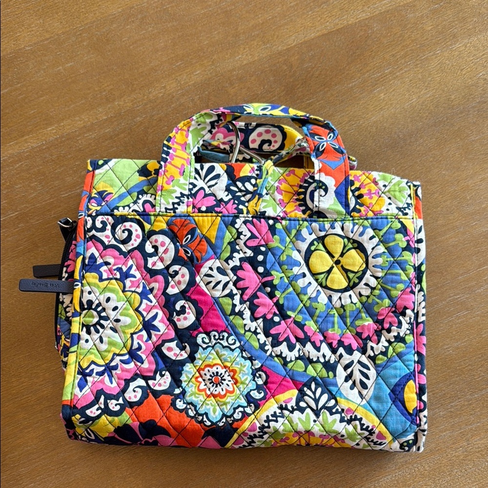 Vibrant Multicolor Quilted Tote Bag